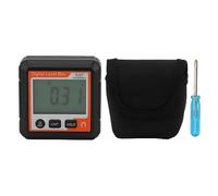 Respicefinem Boîte numérique Verrouillage de données magnétique Angle de conversion de pente Rapporteur Angle Finder Jauge pour menuiserie bâtiment maçonnerie biseau rouge blanc (Rouge et Blanc)