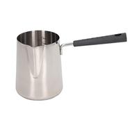 Respicefinem Café Lait Moussage Pichet 304 En Acier Inoxydable Latte Moussage Tasse Avec Longue Poignée Pointe Pointue Et Échelle Pour Café Beurre Chocolat Au Lait 600ML 20 5x11 (600 ml)