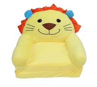 Respicefinem Canapé Pliable pour Enfants avec 3 Couches de matériau en Peluche Douce et accoudoirs pour bébé Fille, canapé-lit pour Lire, Jouer, Dormir (2 Niveaux)