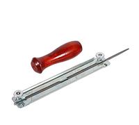 RespiceFinem Chainsaw Saw Saw File et dépôt Kits Affûtage avec Porte-Outil en Bois Acte (Wooden Handle + Bracket + File/4.0mm)