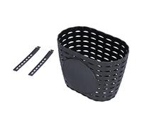 Respicefinem Children Bike Basket Thickened Plastic Wear Resistant And For Boys And Girls To Explore The World On Scooters Approx 148g 12 X 15 X 20cm (Black)