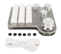 Respicefinem Clavier personnalisé RVB Blue Switch avec connectivité sans Fil USB C BT 2 4G pour Console Industrielle et espaces de Travail compacts 5 V 1 A