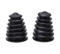 Respicefinem - couvercle anti-poussière pour perceuse en caoutchouc, lot de 2, collecteur de poussière Flexible pour perceuse à percussion électrique et outils électriques, noir