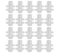 Respicefinem Crochet de Porte de Cage de Lapin d'acier Inoxydable 20 pièces Accessoire de Cage Durable pour Le logement de Lapin et l'équipement d'élevage