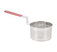 Respicefinem Deep Fryer Basket Round 304 Stainless Steel Fry Baskets With Handle Ideal For Cooking French Chips Onions Rices Chicken Pasta And More In Various Fried Food Scenarios (Small 16CM)