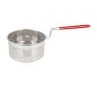 Respicefinem Deep Fryer Basket Round 304 Stainless Steel Fry Baskets With Handle Ideal For Cooking French Chips Onions Rices Chicken Pasta And More In Various Fried Food Scenarios (Medium 18CM)