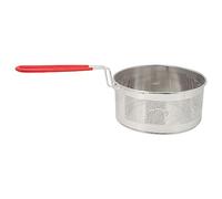 Respicefinem Deep Fryer Basket Round 304 Stainless Steel Fry Baskets With Handle Ideal For Cooking French Chips Onions Rices Chicken Pasta And More In Various Fried Food Scenarios (Large 19.8CM)