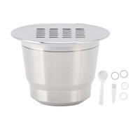 Respicefinem - dosette de café rechargeable et réutilisable, en acier inoxydable, pour la maison et le bureau