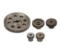 Respicefinem Engrenages Droits en Métal 64T 17T 21T 26T 29T Jeu de Pignons pour Camion RC 1/10 HSP Brontosaurus 94111 et RedCat Compatible avec Différentiel Principal