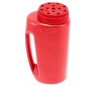 Respicefinem Épandeur Manuel pour semences sel dégivreur Fondant à Glace épandeur d'engrais portatif épandeur de semences de Gazon portatif épandage de Cultures Pot de (Red)