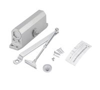 Respicefinem Ferme-porte aérien robuste, ouvre-porte automatique pour portes -feu commerciales, capacité de 45 à 75 kg, vitesse réglable, 1 heure, résistant au feu