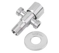 Respicefinem G1 2 En Acier Inoxydable Salle De Bains Cuisine Robinet D'angle Valve D'arrêt D'eau Avec 1 Entrée 2 Sortie Marque Nouvelle Structure En Acier Inoxydable