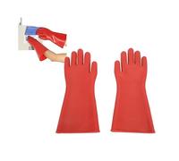 Respicefinem Gants Electricien Isolant 12kv Classe 00 gants de sécurité pour travaux électriques EPI Travaux Electricité Gants Imperméables en Caoutchouc Antidérapants pour électricien