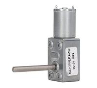 Respicefinem Gear Motor With Self Locking Function M6 Head Rotating Shaft Thread Speed Reduction Geared Motor Ideal For Printers Copiers Intelligent Robots Electric Sanitary Ware (1RPM)