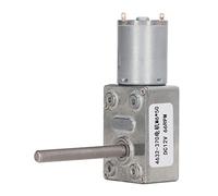 Respicefinem Gear Motor With Self Locking Function M6 Head Rotating Shaft Thread Speed Reduction Geared Motor Ideal For Printers Copiers Intelligent Robots Electric Sanitary Ware (66RPM)