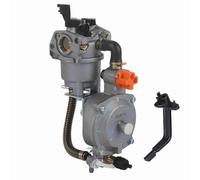 Respicefinem Generator Dual Fuel Carburetor Conversion Kit Aluminum Material Fit for GX160 2KW 168F and 2.8KW GX200 170F Manual Choking Coil Stable Performance Easy Install