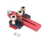 Respicefinem Guide de gabarit de scie à table en alliage d'aluminium, longueur réglable, portable, limite de coupe rapide, idéal pour les scies à ruban, les machines à graver à