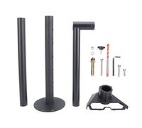 Respicefinem Heavy Duty Adjustable Wall Mount Pole with 360 Rotation Pipe Adapter for Gen 3 RE V4 Rectangular Satellite Internet Kit