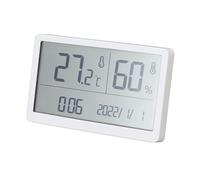 Respicefinem Hygromètre numérique intérieur haute précision température humidité avec support pour chambre à coucher, salon et bureau