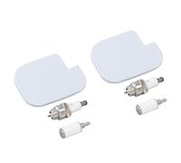 Respicefinem Kit d'entretien de tronçonneuse Premium Ensemble de pièces de rechange pour McCULLOCH CS360T CS400T CS420T 2 ensembles de filtres à air et à carburant Bougies