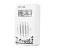 RespiceFinem Loud Téléphone Ringer 70DB Amplificateur avec une cloche légère stroboscopière idéale pour les utilisateurs durs - en audition dans les environnements bruyants ou