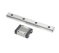 Respicefinem Mgn15c Guide de rail linéaire Rail coulissant linéaire de haute précision pour imprimantes 3D et machines CNC Construction en acier durable Longueur 500 mm (150mm)