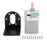 Respicefinem Micro moteur à aimant permanent 12 V à faible vitesse et couple élevé avec support pour éclairage sous-marin extérieur et applications d'affichage de jardin 300 tr/min (100 tr/min)