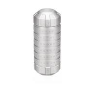Respicefinem Mini Cryptex Code Serrure En Alliage D'aluminium Design Moderne Avec Des Mots De Passe Personnalisables Idéal Saint Valentin Et Cadeaux D'anniversaire Pour