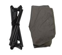 Respicefinem Moon Chair Pliante en Alliage d'aluminium léger et Tissu Oxford Chaise de Camping à Dossier Bas pour la pêche en Plein air sur la Plage Vert (Verte)