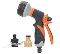 Respicefinem Multifunctional Garden Irrigation Water Sprayer with 5 Spray Patterns Ergonomic Handle Labor Saving Buckle for Watering Flowers Vegetables Car Cleaning and Outdoor