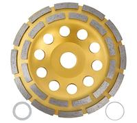 Respicefinem N Cup Meule Double Rangée Pour Béton Pierre Marbre 180 Mm 150 Mm Accessoire Meuleuse Angle Meulage Sec Humide Haute Efficacité Longue Durée De Vie