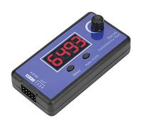 Respicefinem Numérique Servo Analogique Testeur de Cohérence Mètre Testeur pour RC Hélicoptère Avion Voiture LCD Affichage Facile À Lire Synchronisé Sortie Servos Précise Sortie