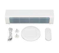 Respicefinem Oscillating Bladeless Tower Fan 3 Speed USB Rechargeable Remote Control Wall Mountable Desk Table Fan for Bedroom Kitchen Office