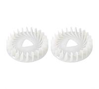 Respicefinem Pales de ventilateur de refroidissement de volant d'inertie de rechange pour moteur à essence 188f 190f compatibles avec les générateurs 5 kW 65 kW, pompes à eau et