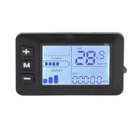 Respicefinem Panneau de Commande d'affichage LCD pour vélo électrique Compteur de Vitesse de vélo avec connecteur à 5 Broches Surveillance Claire des données en Temps réel