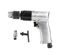 Respicefinem Perceuse pneumatique haute vitesse 3/8 pouces 1800 tr/min avec rotation réversible, idéale pour le perçage de trous sur les murs, les sols, les plaques de fer dans