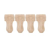Respicefinem Pieds de Table en Bois Massif gravé de Style européen, Accessoires pour canapé, Armoire, idéal pour Bureau, Famille, hôtel, Maison d'hôtes