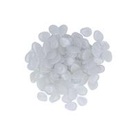 Respicefinem pierres lumineuses extérieures cailloux lumineux fluorescents colorés aucune électricité nécessaire pour sombre jardin cour passerelle jardin sentiers 200 par sac Tur (White)