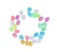 Respicefinem pierres lumineuses extérieures cailloux lumineux fluorescents colorés aucune électricité nécessaire pour sombre jardin cour passerelle jardin sentiers 200 par sac Tur (Mixed Color)