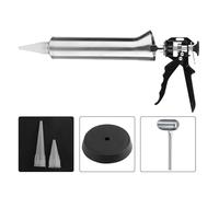 Respicefinem Pistolet à calfeutrer pour carrelage, Outil de jointoiement de mortier Robuste en Acier Inoxydable pour Application de Ciment de jointoiement de Carreaux de céramique