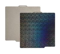 Respicefinem Plaque de construction flexible 257 x 257 mm Cercle coloré PEY texturé PEI lit d'impression double face pour X1 X1E P1P P1S A1 Compatibilité imprimante 3D haute