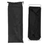 Respicefinem Pochette de Rangement pour Table de Camping IGT, fabriquée en Acier Inoxydable et Polyester, Panier en Maille Pliable et Universel, Accessoire idéal pour Table de
