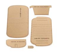 Respicefinem Pochoir en acrylique pour portefeuille court pour loisirs créatifs en cuir - Outil de motif de précision transparent pour débutants et experts, nécessite seulement