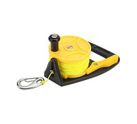 Respicefinem poignée de plongée Bobine plongée sous-Marine Grotte de plongée Profonde exil Technique plongée Corde de Traction SMB bouée éléphant cerf-Volant (avec Boucle (Roue Jaune)
