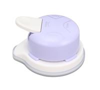 Respicefinem poinçon de coin rond 4 en 1 multifonctionnel Portable papier coin rond pour l'artisanat (Violette)