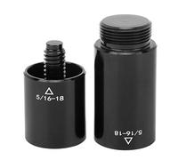 Respicefinem Pool Extension Cue 5 16-18 Teeth Billiard Middle Connect Shaft Extender 2oz Black Aluminum Cue Weight Adjuster Easy Installation Sports Supplies for Billiard