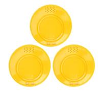 Respicefinem Porte de Ruche Allemande 3 pièces Porte d'entrée Ronde en Plastique pour nid d'abeille pour équipement apicole Protection de Ruche ventilée Durable