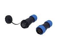 Respicefinem Prise d'aviation IP68 Connecteur étanche Mâle Femelle Terminal Idéal pour Les équipements de Communication, Les Ordinateurs d'instrumentation et Plus avec Broche 380 (4 Broches)