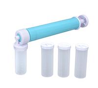 Respicefinem Pulvérisateur à gâteau Manuel Multifonction en Plastique pour colorer Les Desserts avec Pompe de 24,5 x 3,5 x 12 cm et récipient de 3 x 8 cm (Bleue)