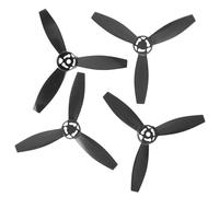 Respicefinem RC Airplane Propeller Replacement Accessory Fit for Bebop 2 Drone 4pcs Lightweight Propellers with Triangular Design for Enhanced Aerodynamic Efficiency and Easy (Noire)